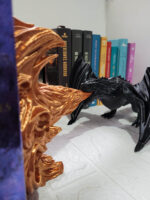 Bookend dragón lanzando fuego - Imagen 3