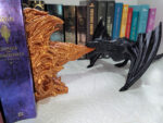 Bookend dragón lanzando fuego
