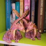 Soporte dragones gemelos
