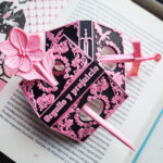 Broche/Traba literario para pelo Edición rosa