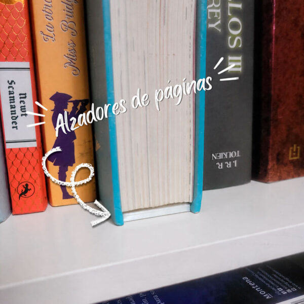 Set de alzadores de página - para libros tapa dura