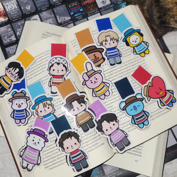 Marcapáginas magnéticos Bts - Bt21 - Huasos chilenos